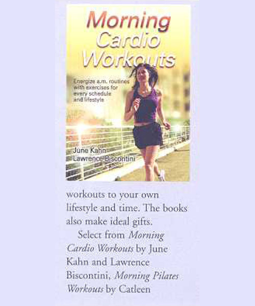 Yoga Magzine Profile of Lawrence's book Morning Cardio Workouts